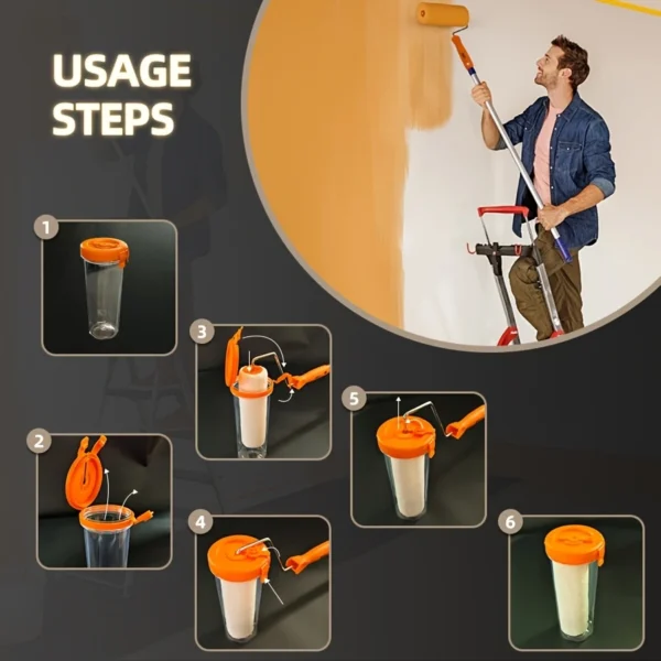 9 Inch Smooth Paint Roller Brush