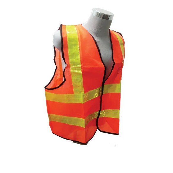 Reflective Polyester Safety Vest Orange 2XL