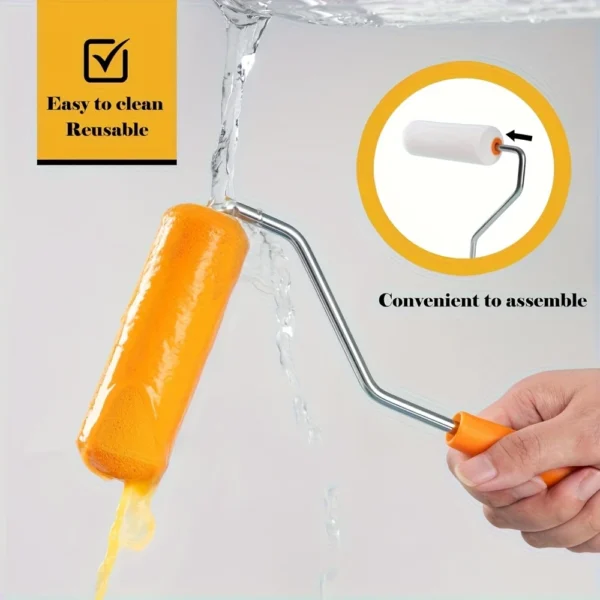 BAOFALI 10pcs Mini Foam Paint Rollers